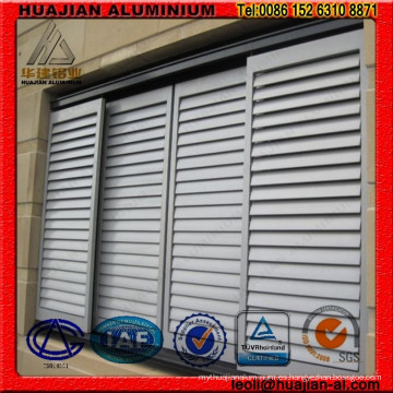 Ventanas fijas de obturación de aluminio